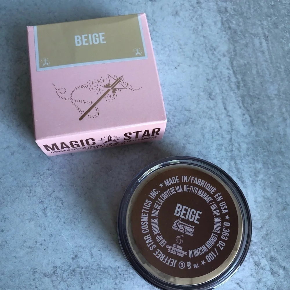 Jeffree Star Luminous Setting Powder Beige New